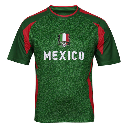 DIBEI 2024 Mexico Fan Soccer Jersey 2024 Fan Soccer Jersey (Mexico X-Large)
